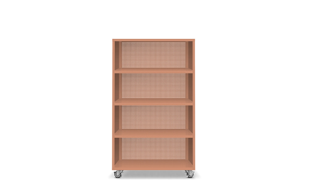 Active Duty Bookcase 4H Perforated Back | WFH