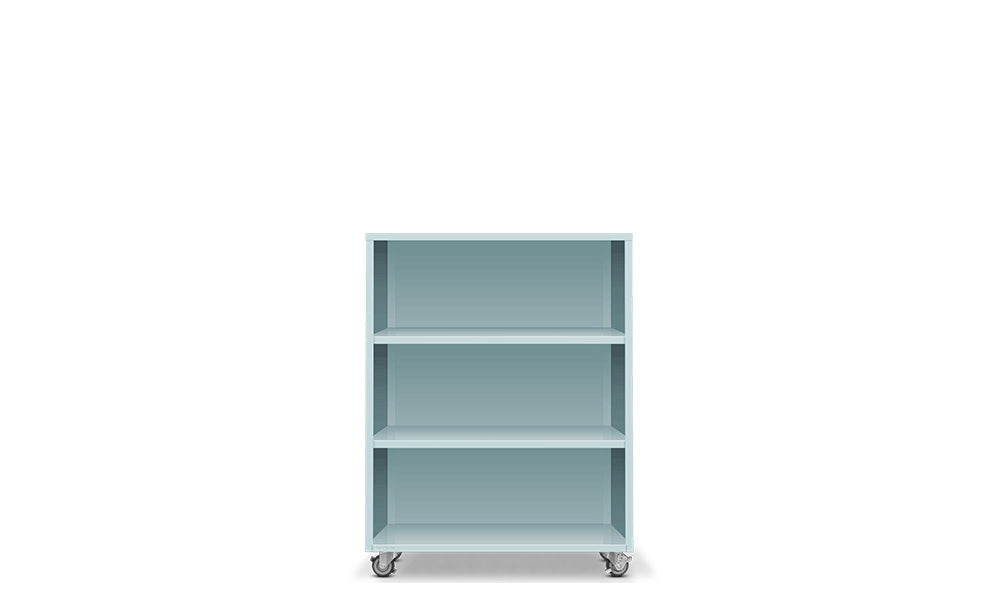 Active Duty Bookcase 3H Closed Back - Heartwork Inc