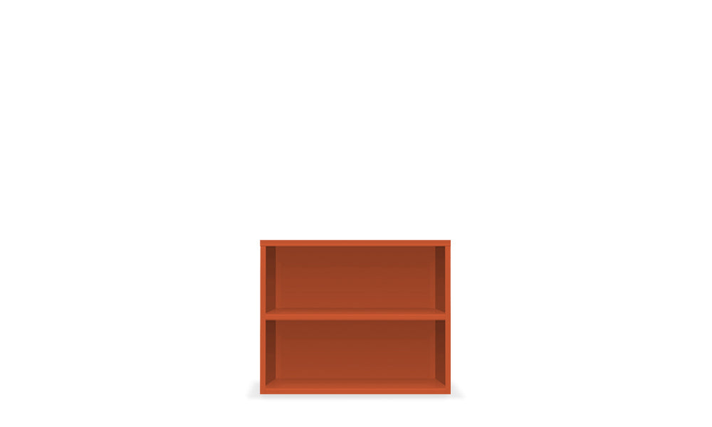 Active Duty Bookcase 2H Closed Back - Heartwork Inc