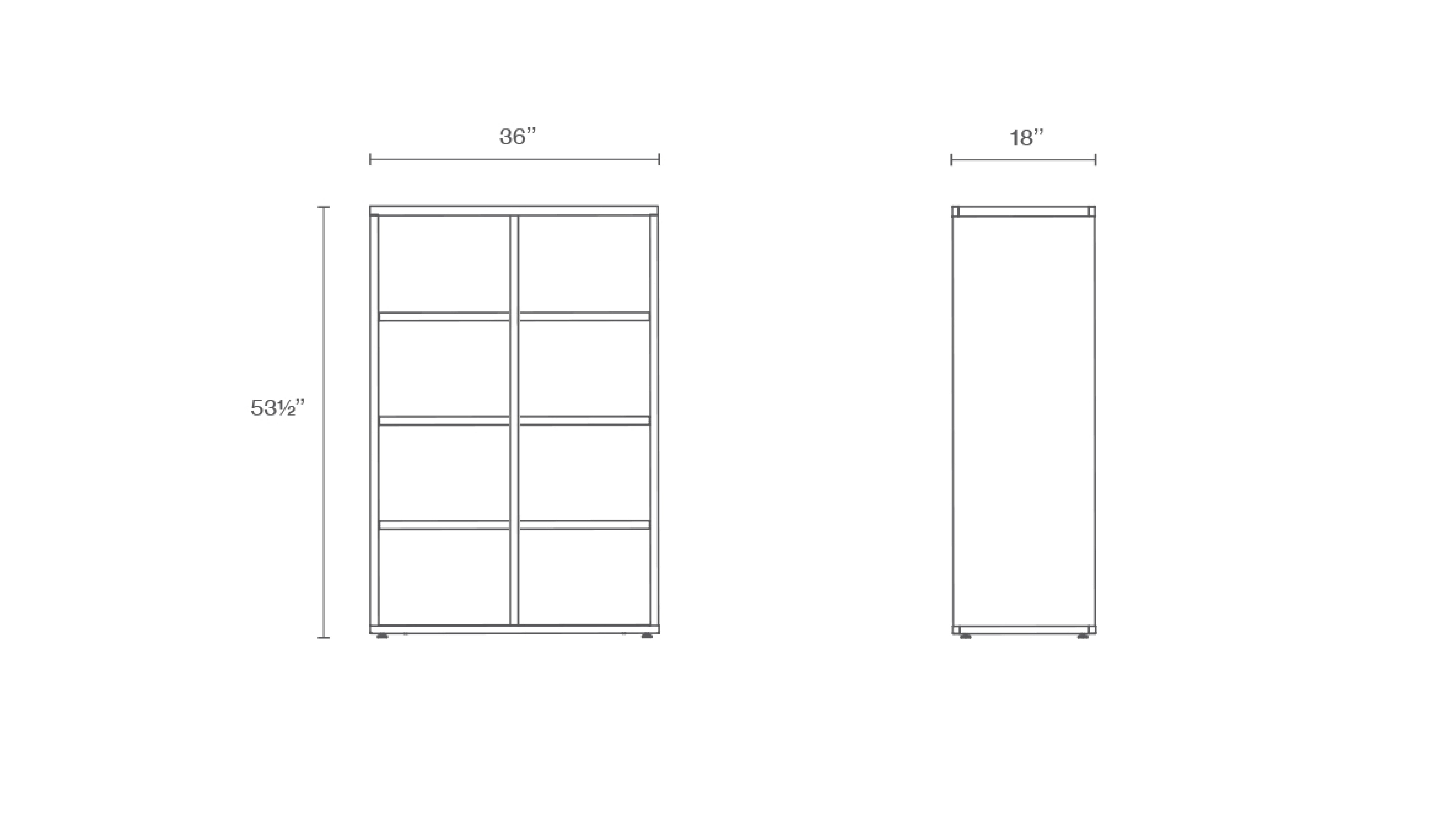 Building Block Open Cubby 4H - Heartwork Inc