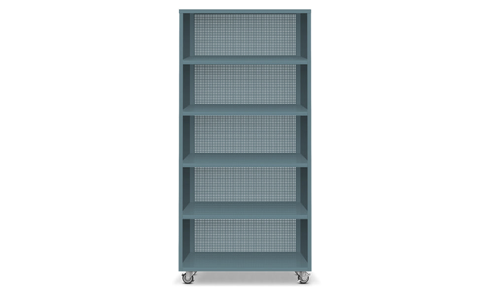 Active Duty Bookcase 5H Perforated Back | WFH