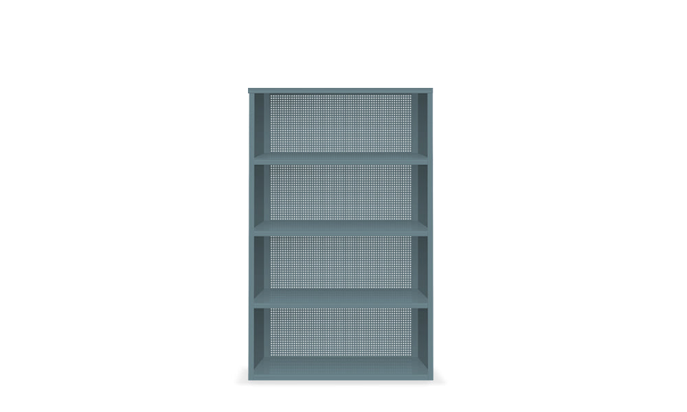 Active Duty Bookcase 4H Perforated Back | WFH