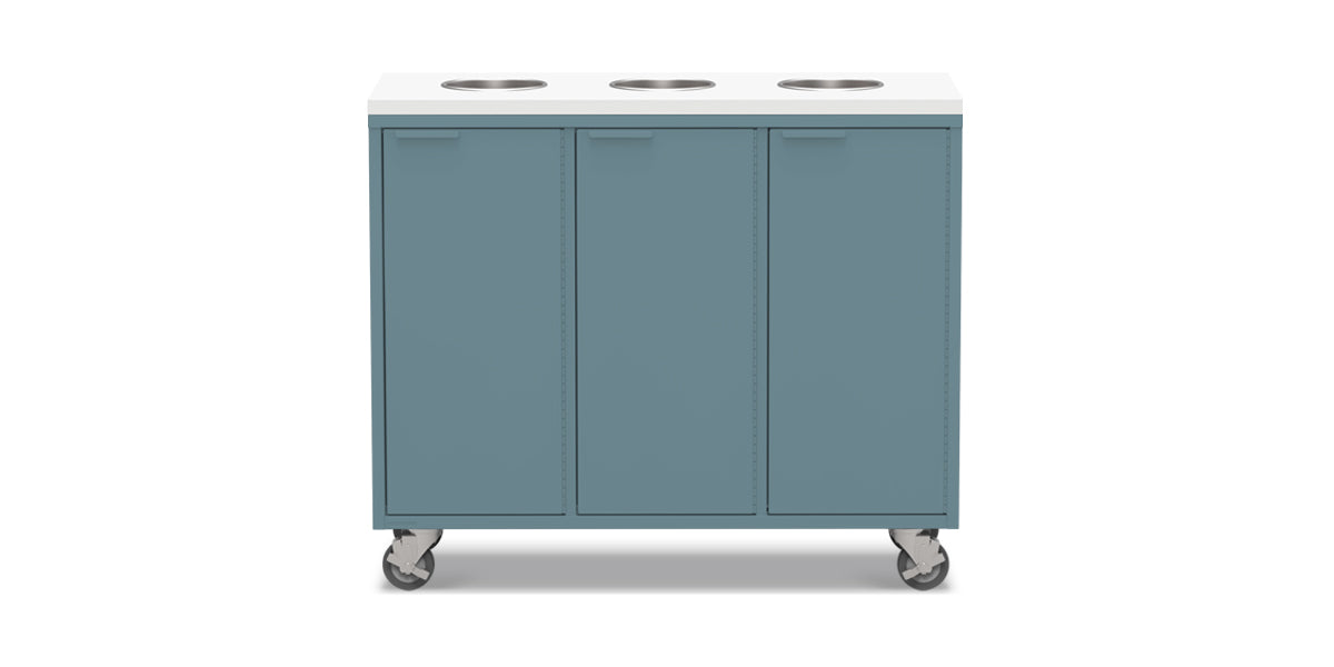 Active Duty Recycling Credenzas 47W | 3 Bin