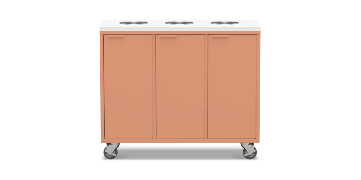 Active Duty Recycling Credenzas 47W | 3 Bin