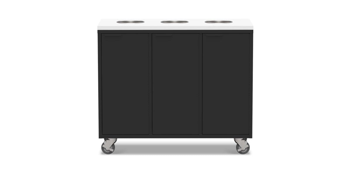 Active Duty Recycling Credenzas 47W | 3 Bin