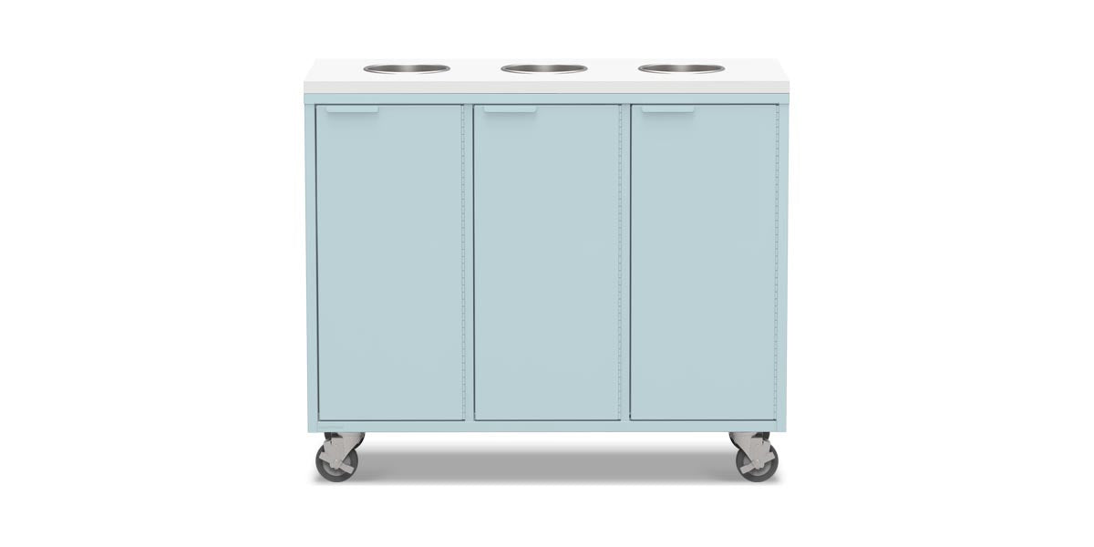 Active Duty Recycling Credenzas 47W | 3 Bin