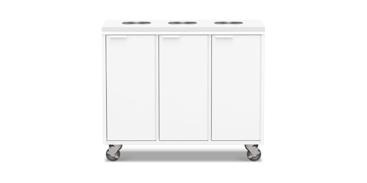 Active Duty Recycling Credenzas 47W | 3 Bin