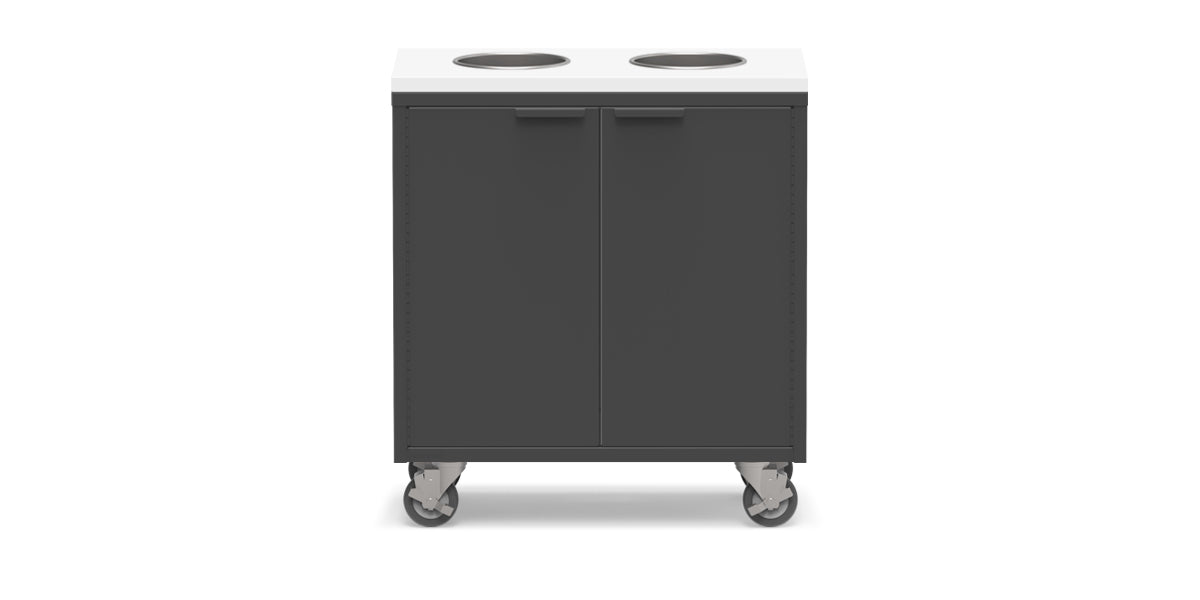 Active Duty Recycling Credenza ADA 30W | 2 Bin