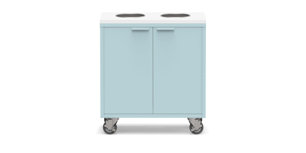 Active Duty Recycling Credenza ADA 30W | 2 Bin