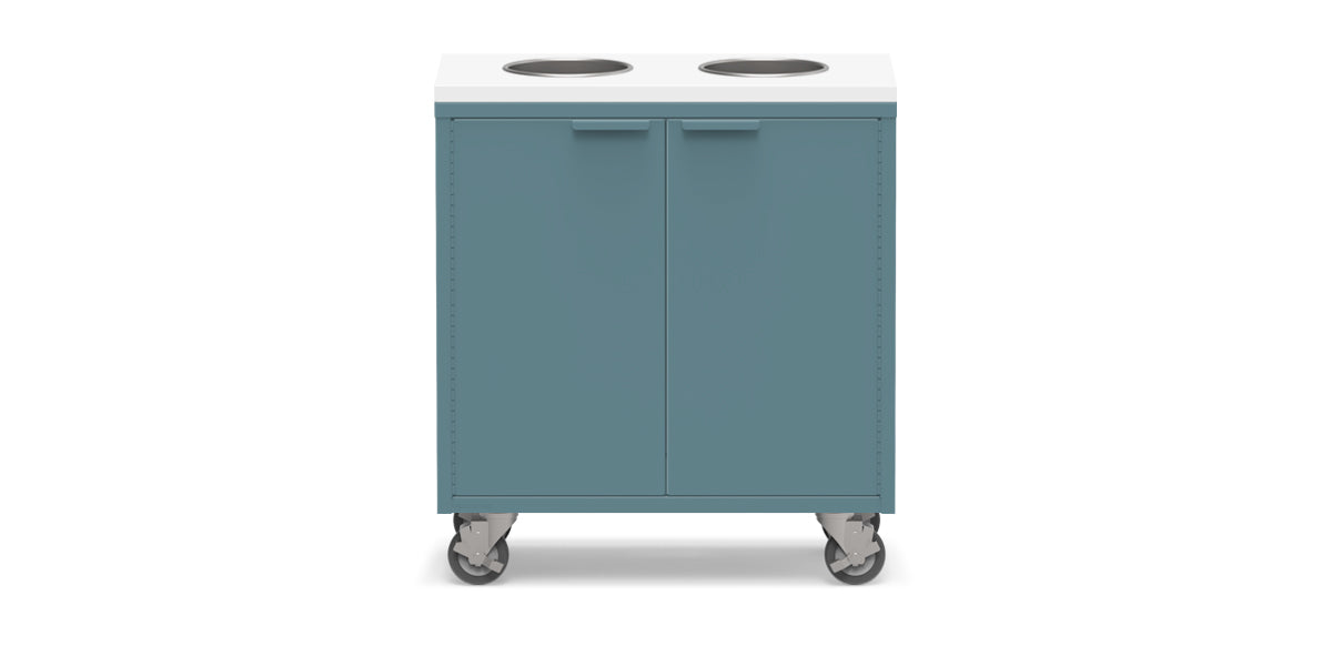 Active Duty Recycling Credenza ADA 30W | 2 Bin