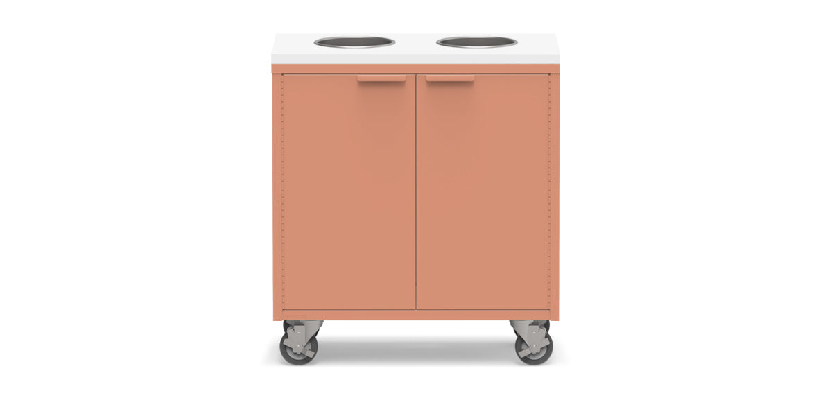 Active Duty Recycling Credenza ADA 30W | 2 Bin