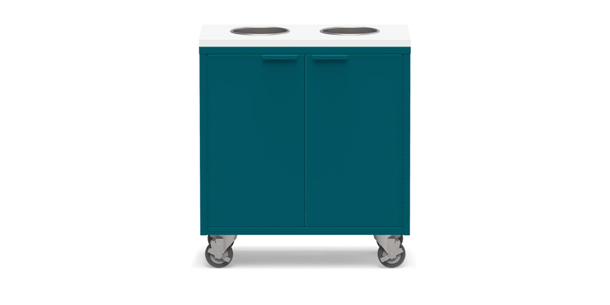 Active Duty Recycling Credenza ADA 30W | 2 Bin