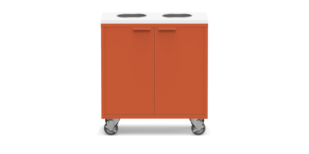 Active Duty Recycling Credenza ADA 30W | 2 Bin