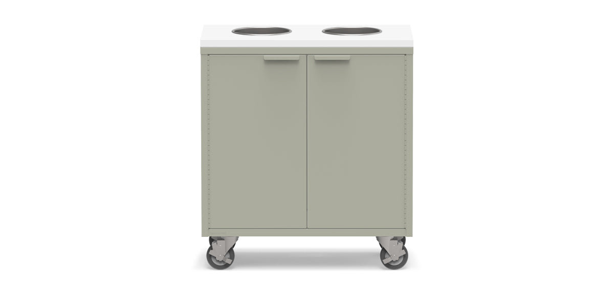 Active Duty Recycling Credenza ADA 30W | 2 Bin