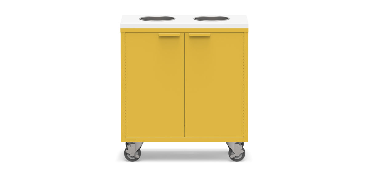 Active Duty Recycling Credenza ADA 30W | 2 Bin