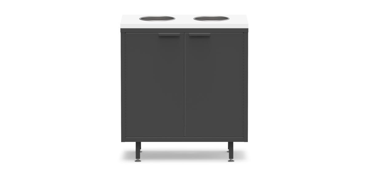 Active Duty Recycling Credenza ADA 30W | 2 Bin