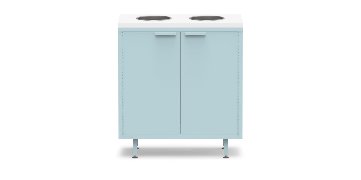 Active Duty Recycling Credenza ADA 30W | 2 Bin
