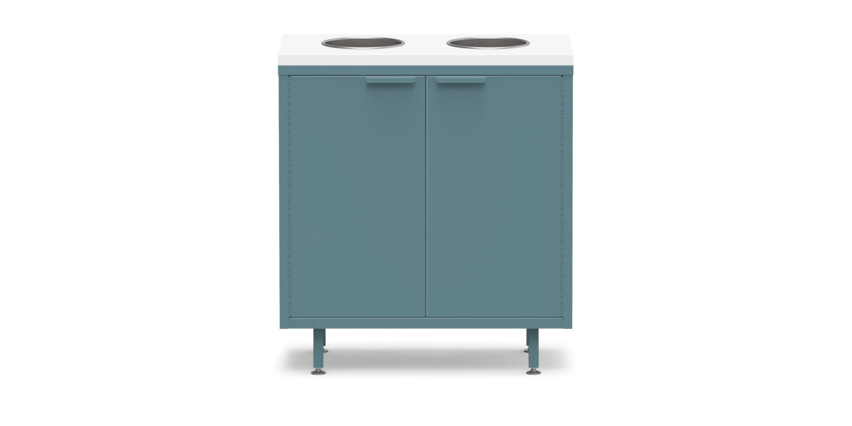 Active Duty Recycling Credenza ADA 30W | 2 Bin