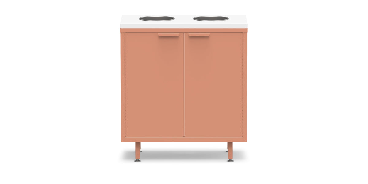 Active Duty Recycling Credenza ADA 30W | 2 Bin