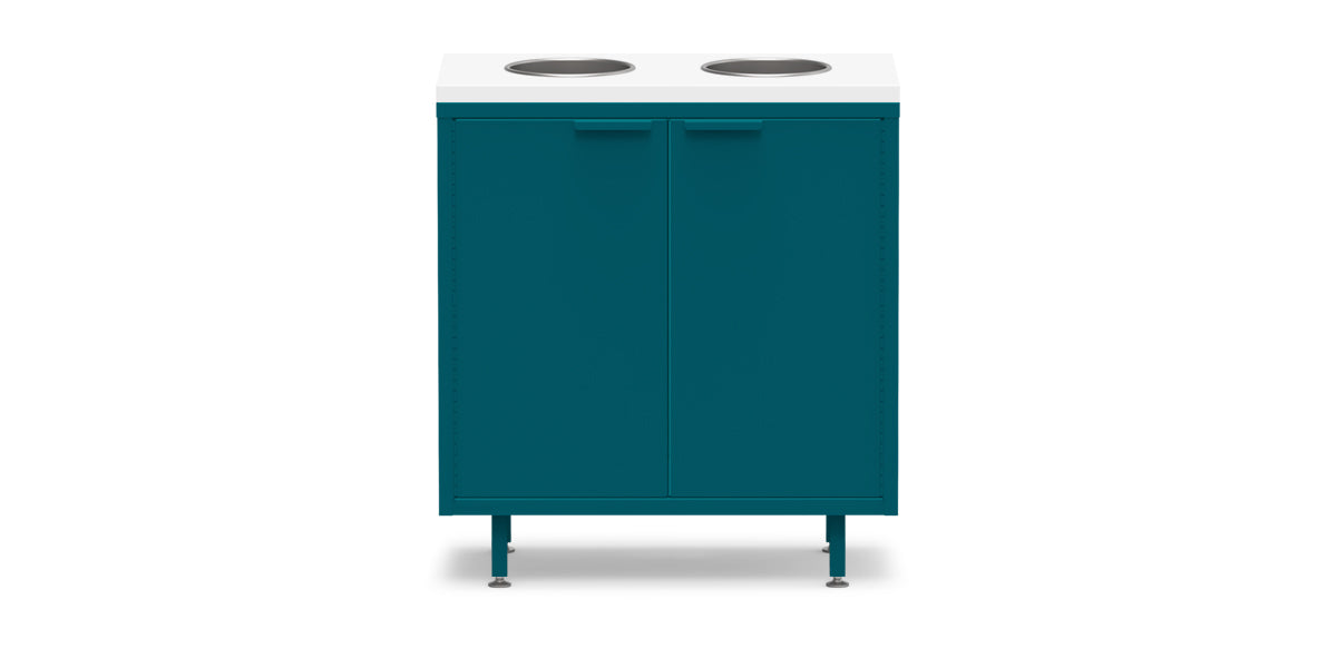Active Duty Recycling Credenza ADA 30W | 2 Bin