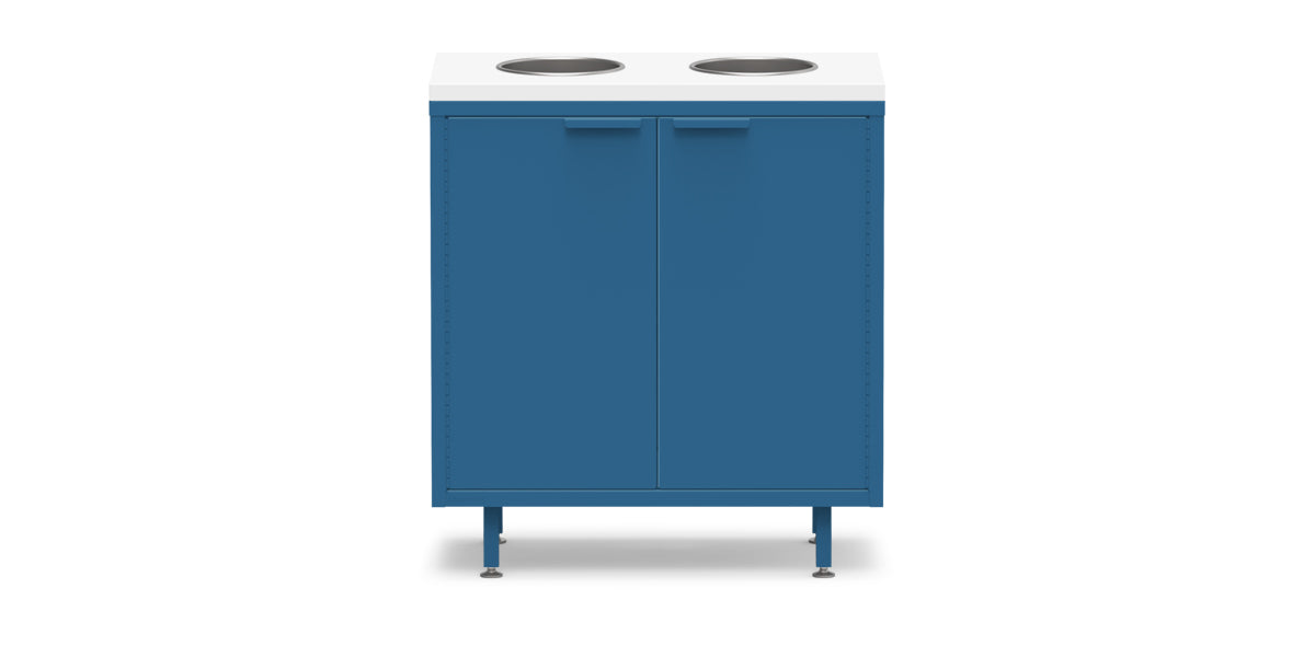 Active Duty Recycling Credenza ADA 30W | 2 Bin