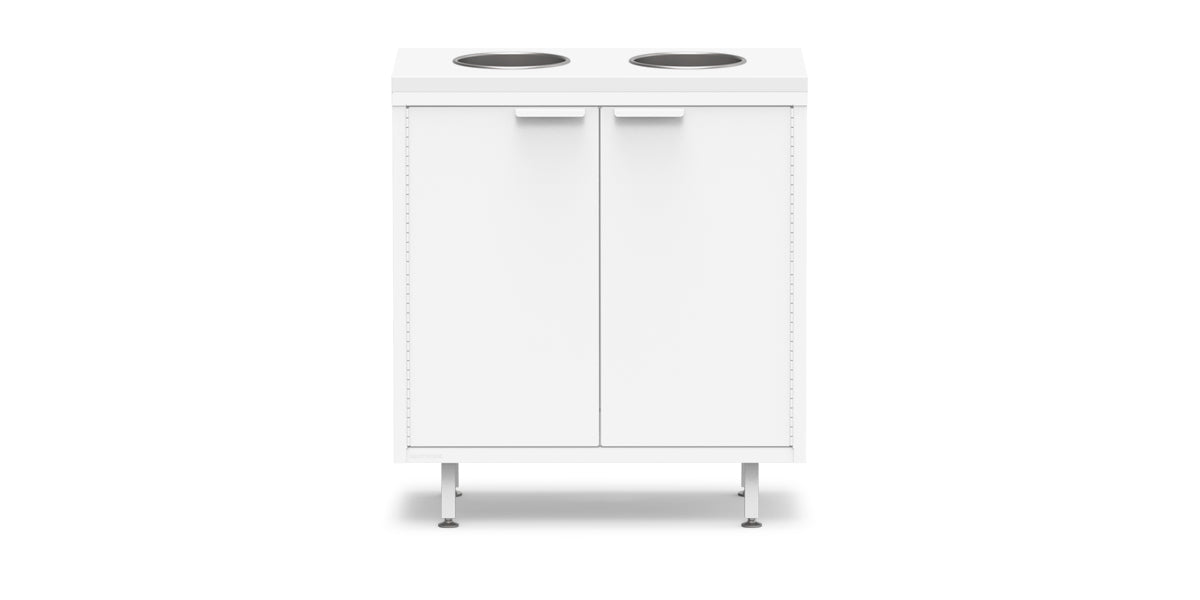 Active Duty Recycling Credenza ADA 30W | 2 Bin