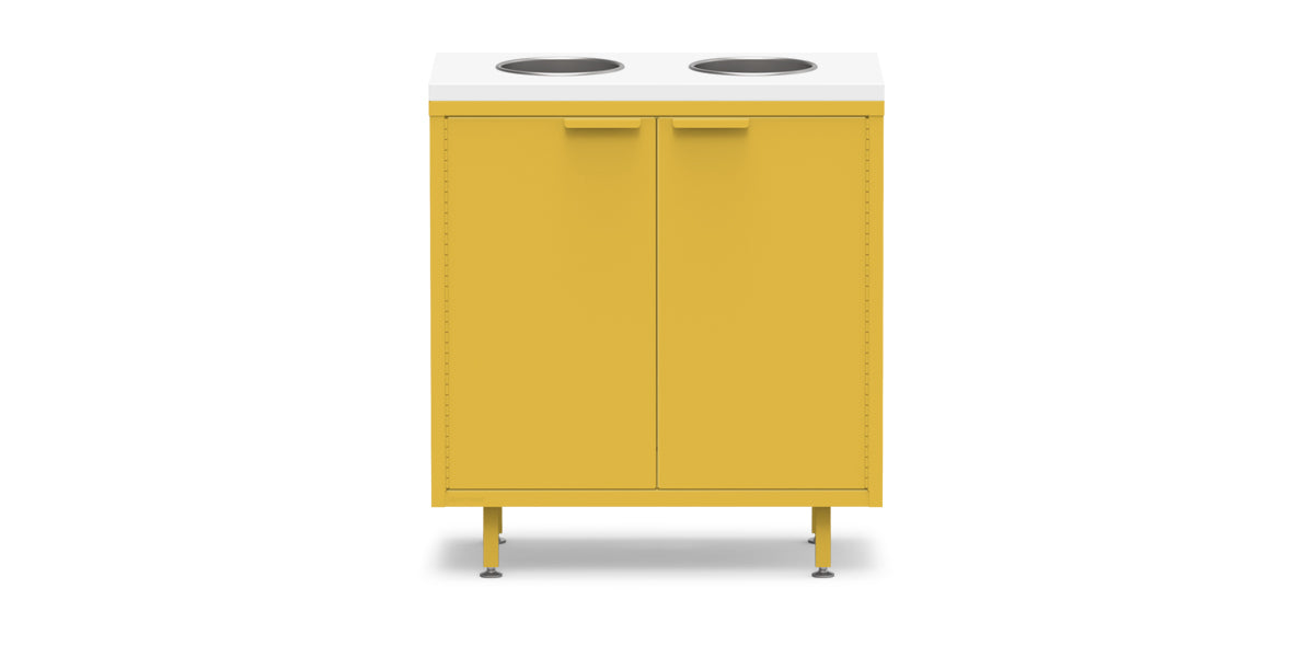 Active Duty Recycling Credenza ADA 30W | 2 Bin