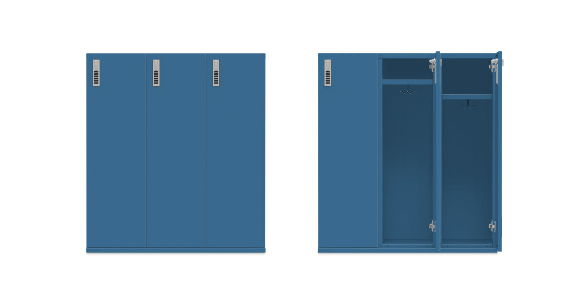 Building Block 36W Lockers 3H  |  3 Door