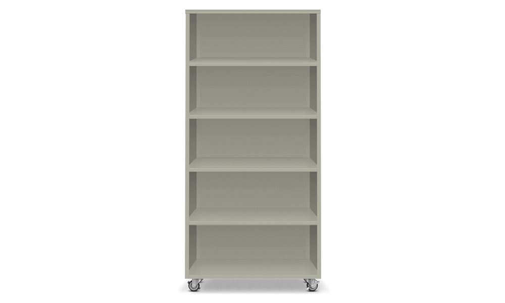 Active Duty Bookcase 5H Closed Back - Heartwork Inc