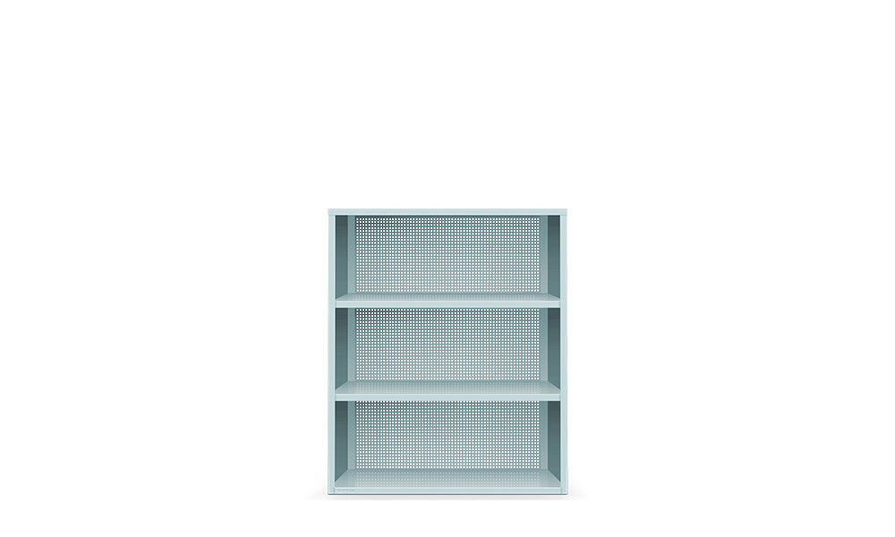 Active Duty Bookcase 3H Perforated Back - Heartwork Inc