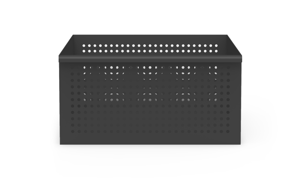 Perforated metal basket deals